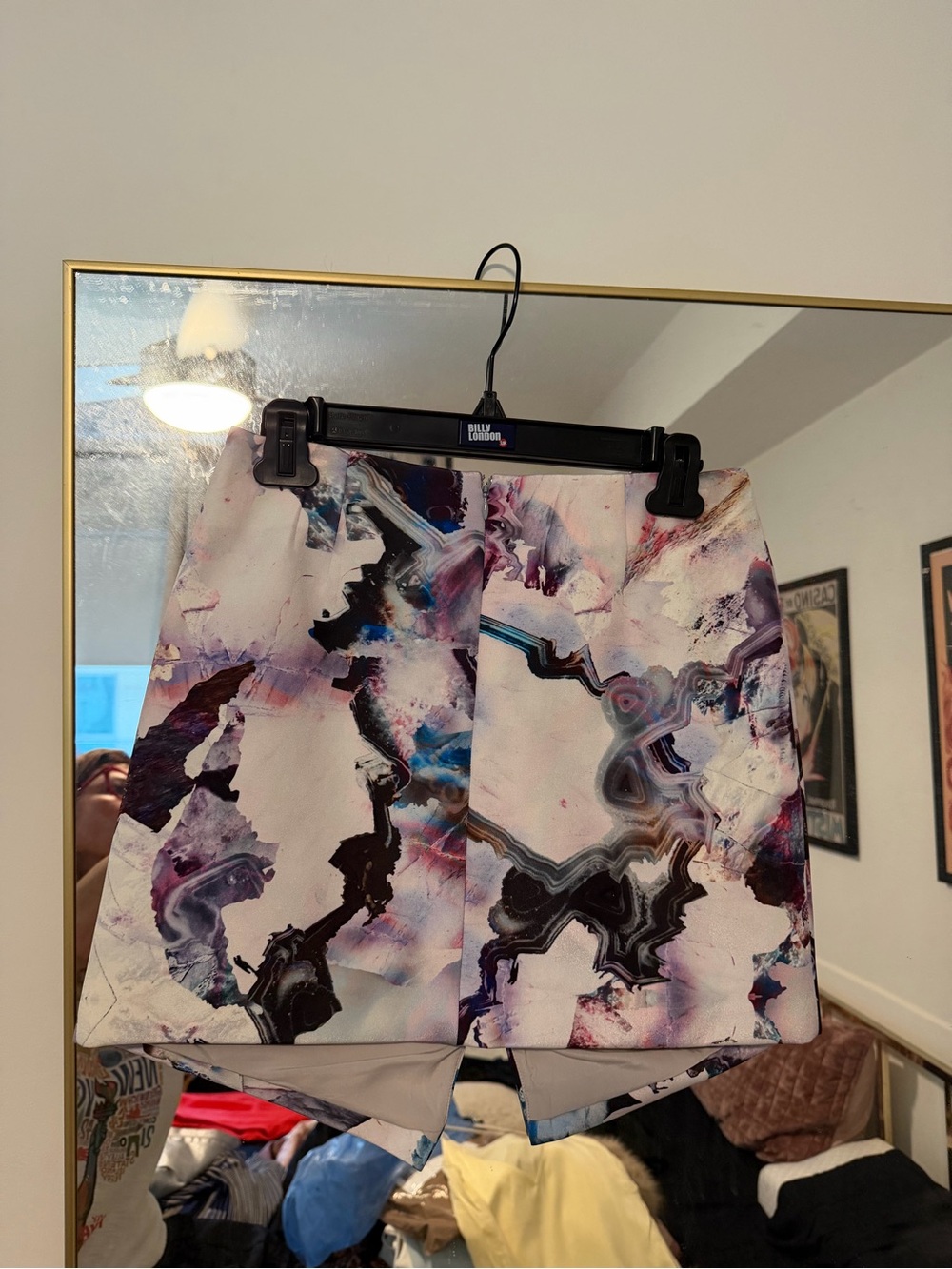 Stylestalker Abstract-Print Mini Skirt Size S - Picture 3 of 4